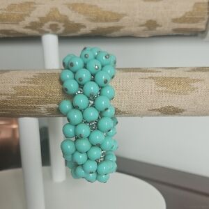Vintage McM Beaded Stretch Bracelet